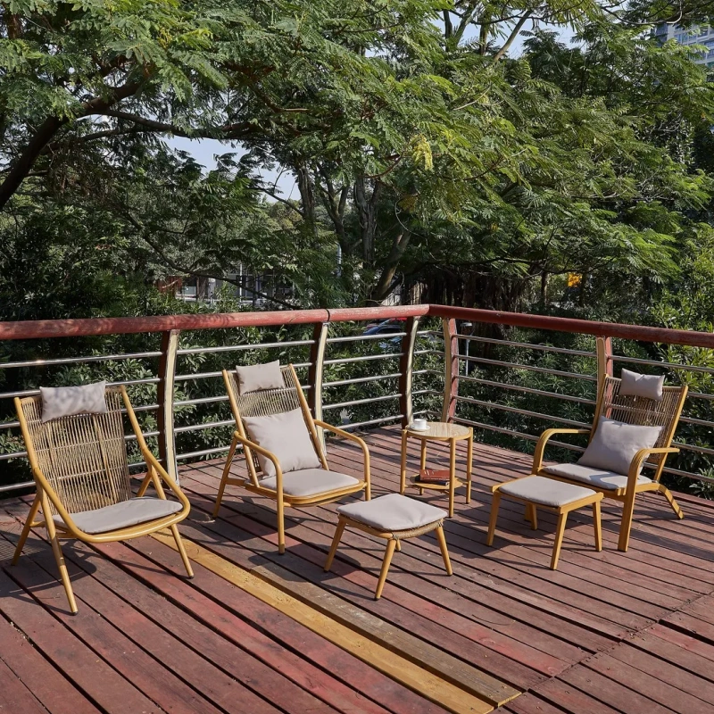 New OEM Metal Carton Foshan Leisure Chair Outdoor Lounge Chairs Garden Furniture Balcony Set