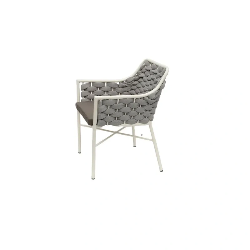 Latest Design Dining Table and Chair Woven Rope Outdoor Garden Furniture
