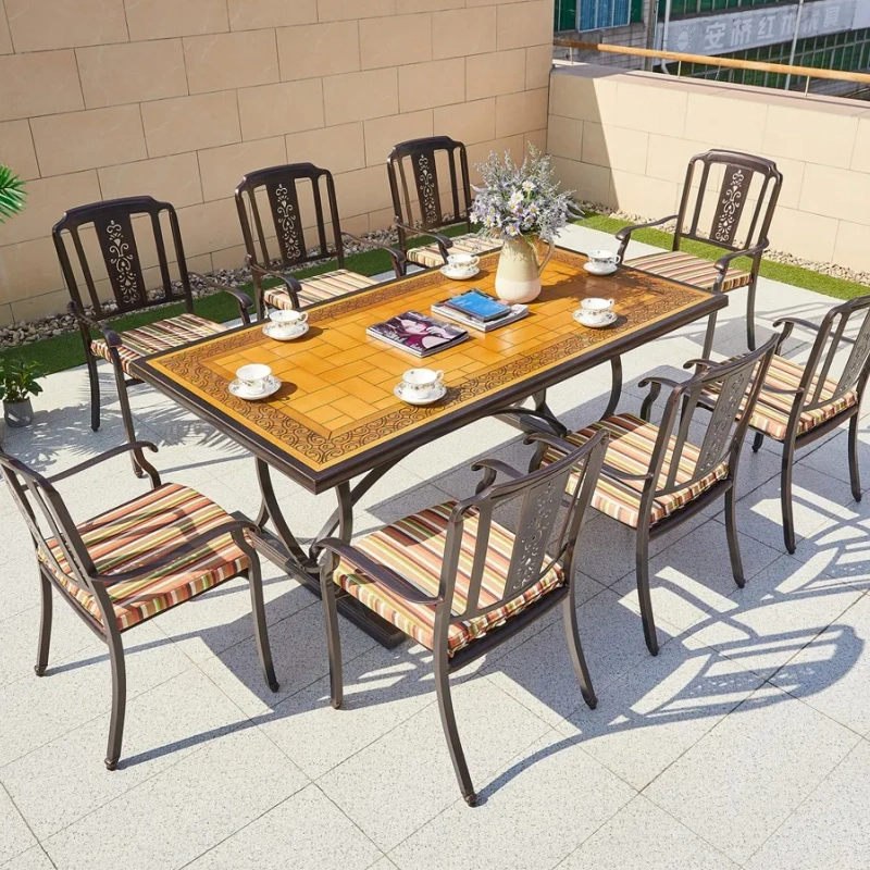 Outdoor Rattan Restaurant Leisure Garden Furniture Outdoor Sets Balcony Set Coffee Shop Chair Patio Set