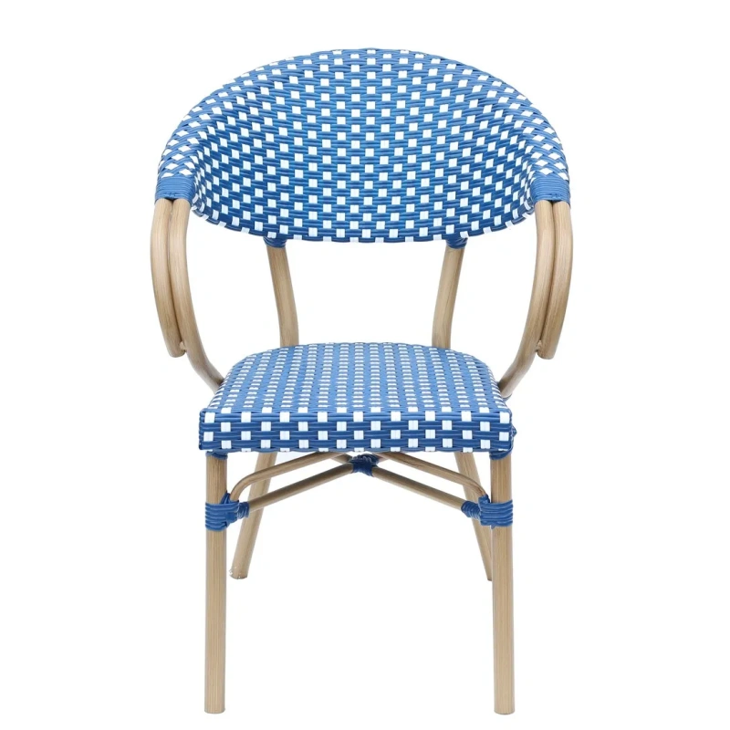 Simple OEM Carton Foshan Outdoor Furniture Bar Set Rattan Chair with Low Price