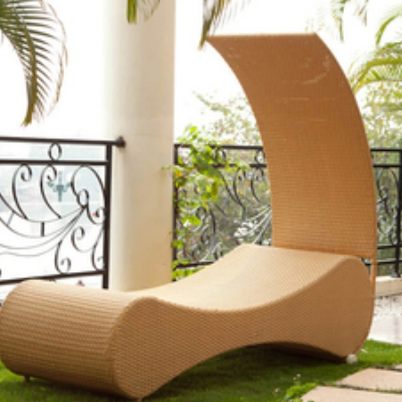 Foshan Darwin Top Grade Customized Sunbed Poolside Resort Hotel Daybed Outdoor Furniture