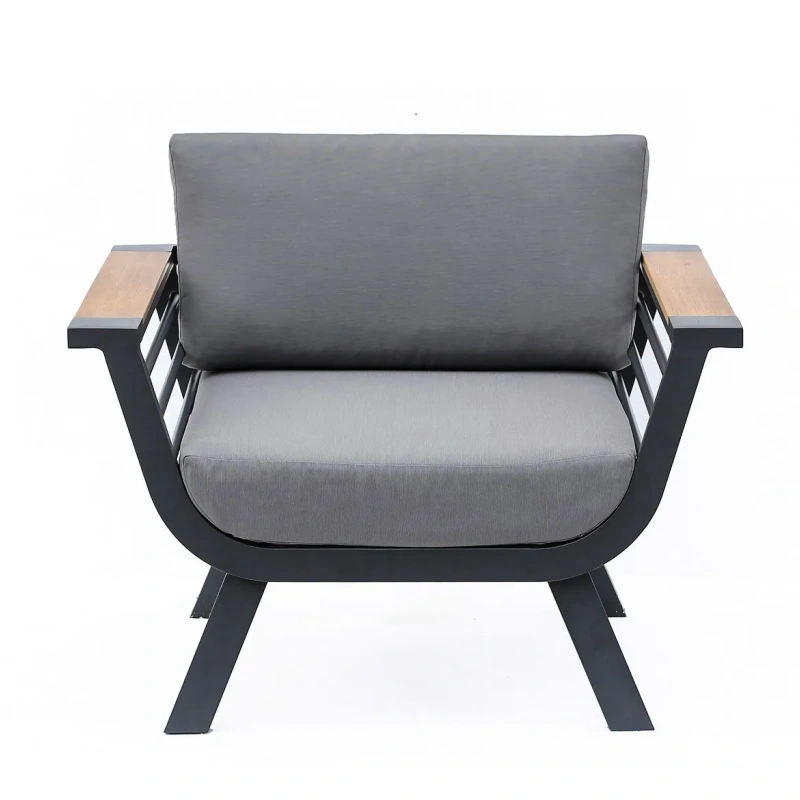 Single with Armrest Foshan Chair Furniture Sun Bed Outdoor Lounge Beachy Beds New