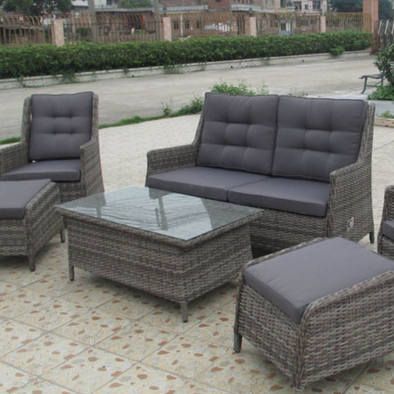 Villa Hotel Patio Luxury Garden Resort Furniture Aluminum Outdoor Hotel Sofa Lounge