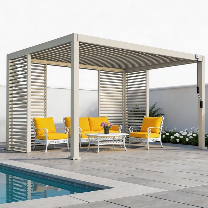Luxury Modern Daybed Project Customized Aluminum Sunbed Outdoor Hotel Furniture