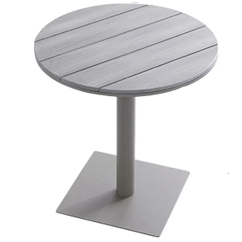 High Quality Factory Outdoor Restaurant Furniture Aluminum Dining Table and Chair Set