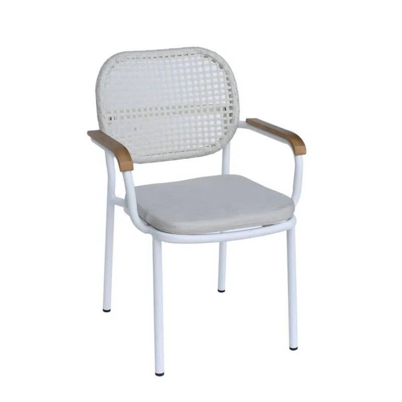 Steel+Rattan OEM Carton Foshan Rattan Sofa Wicker Furniture Outdoor Rocking Coffee Chair Manufacture