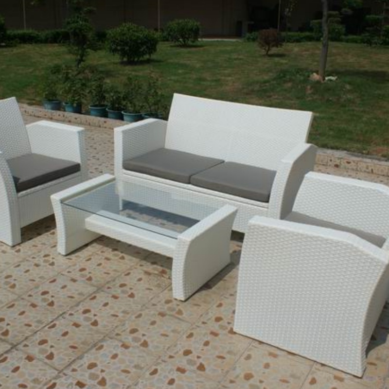 Luxury Resort Outdoor Furniture Chaise Lounge Rope Weaving Sunbed Sun Lounger