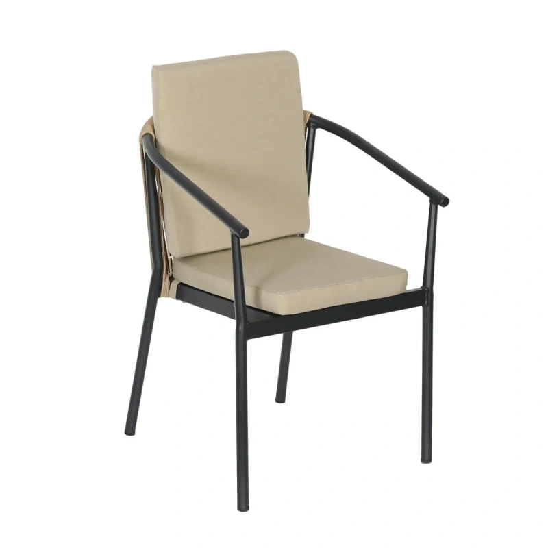 Outdoor Rattan Restaurant Leisure Garden Furniture Outdoor Sets Balcony Set Coffee Shop Chair Patio Set