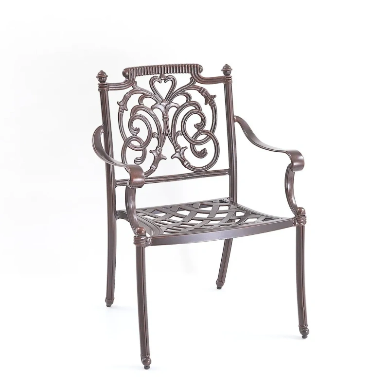 Modern Wholesale Wooden Table and Chair Rattan Outdoor Dining Set Wicker Garden Furniture