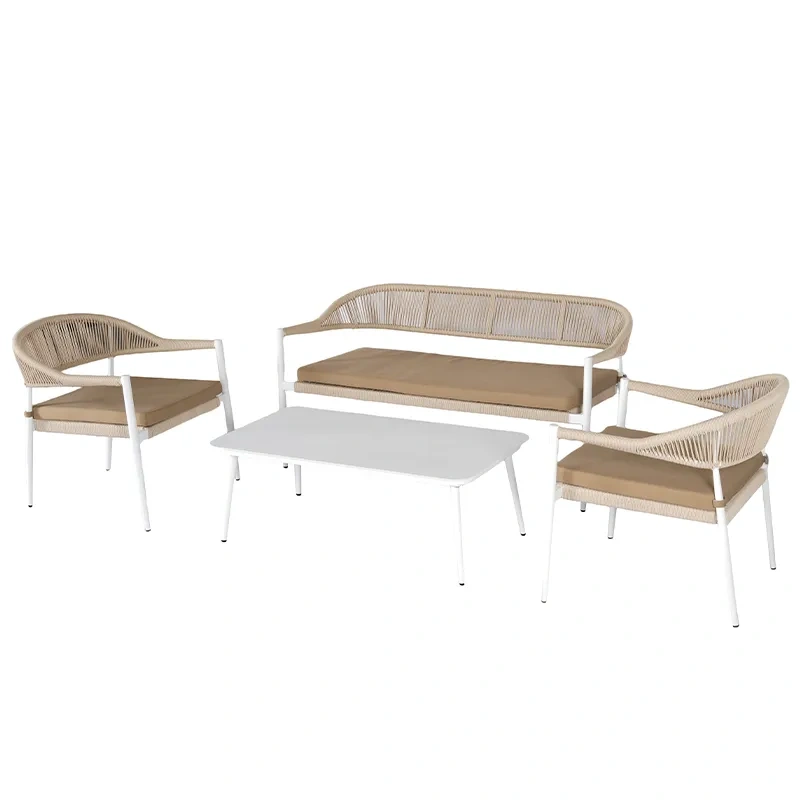Luxury Modern Daybed Project Customized Aluminum Sunbed Outdoor Hotel Furniture