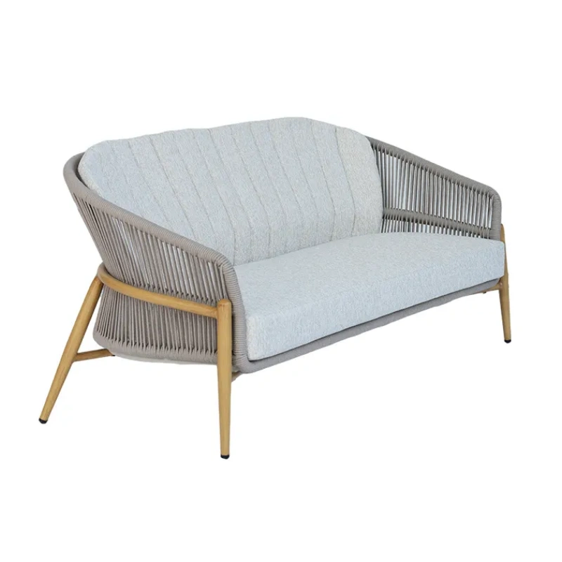 Modern Outdoor Furniture Garden Poolside Aluminum Sling Chaise Lounger