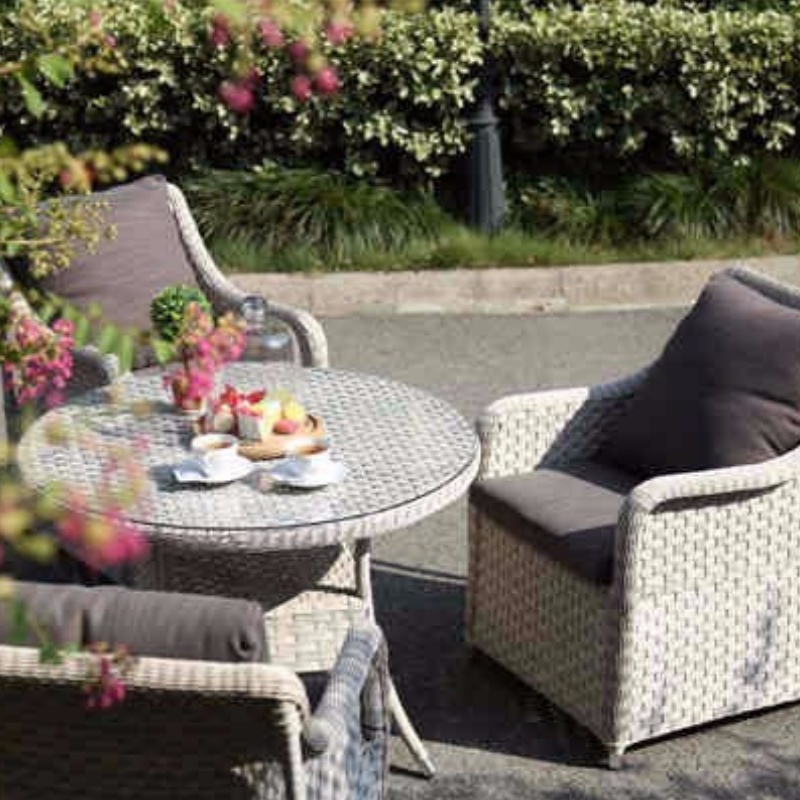 Teak Wood Garden Couch Patio Courtyard Lounge Leisure Sofa Outdoor Furniture
