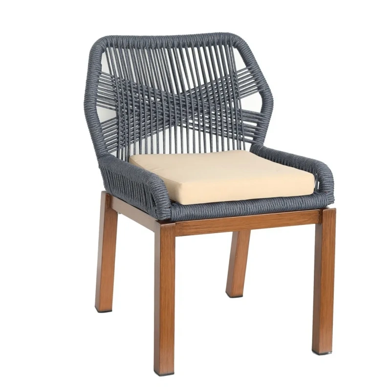 Simple OEM Carton Foshan Outdoor Furniture Bar Set Rattan Chair with Low Price
