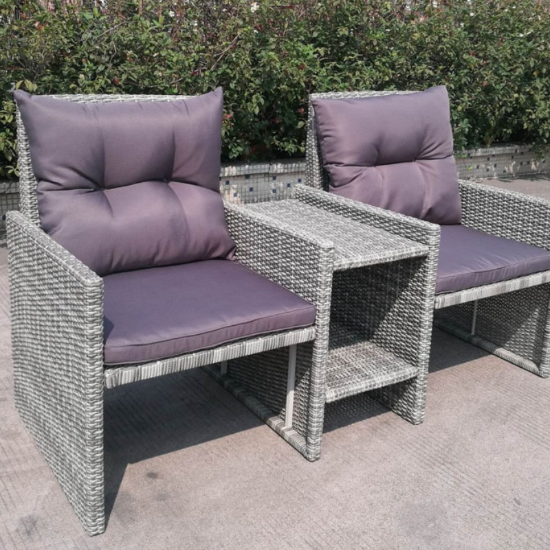 Round Extensible Garden Luxury Outdoor Table Villa Furniture Dining Chair Set