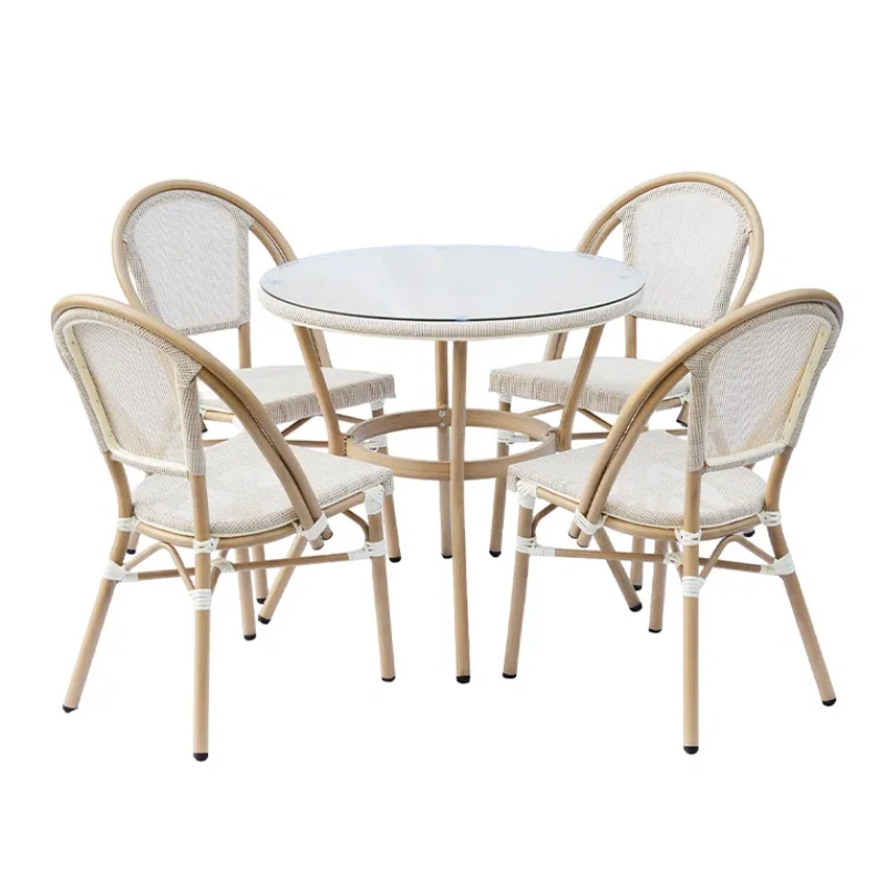 China Modern Extendable Outdoor Table and Chairs Manufacturer Outdoor Dining Sets for 6 Garden Furniture