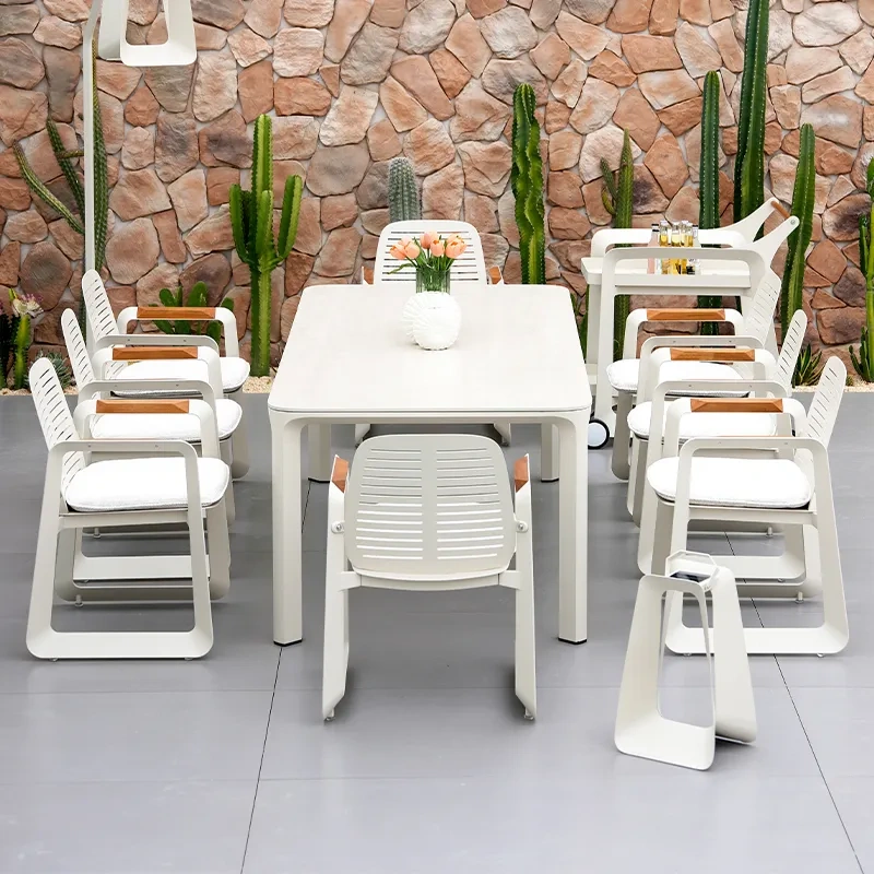 Villa Hotel Patio Luxury Garden Resort Furniture Aluminum Outdoor Hotel Sofa Lounge