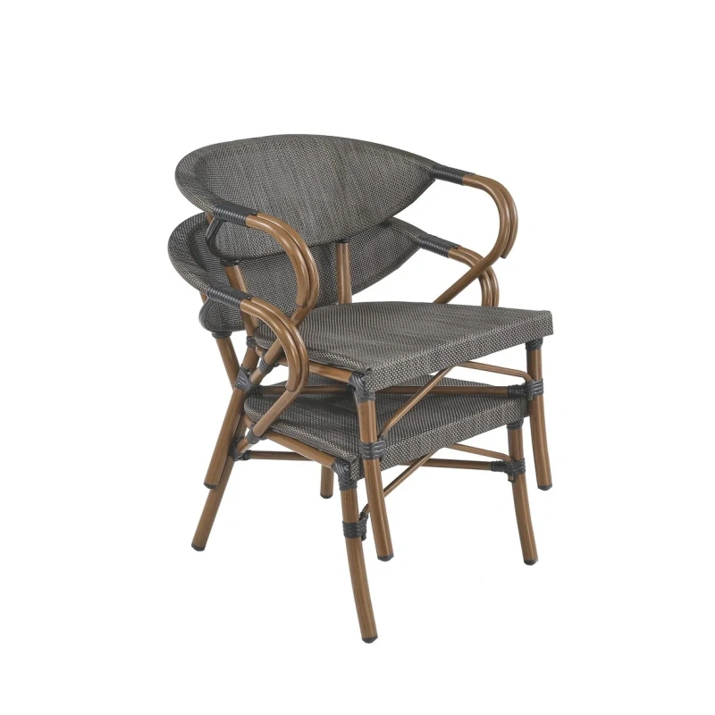 Latest Design Dining Table and Chair Woven Rope Outdoor Garden Furniture