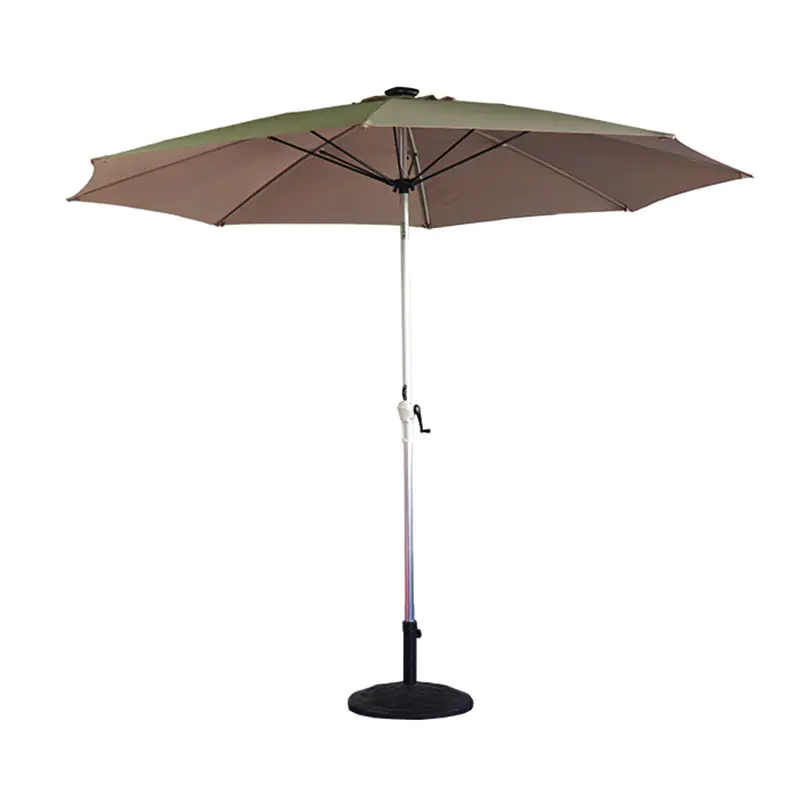 Wind-Proof Manual Outdoor Parasol Beach Garden Roman Patio Umbrella with Cheap Price