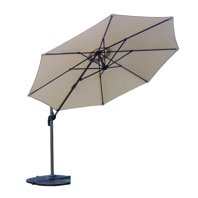 3m Outdoor Sunshade Wind Resistant Large Beach Umbrella for Bar Restaurant Hotel Pool
