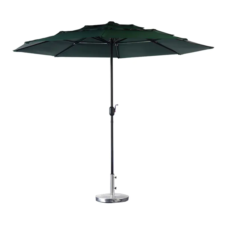 Factory Aluminum Cafe Patio Outdoor Sun Shade Pole Furniture Pool Parasol Beach Umbrella