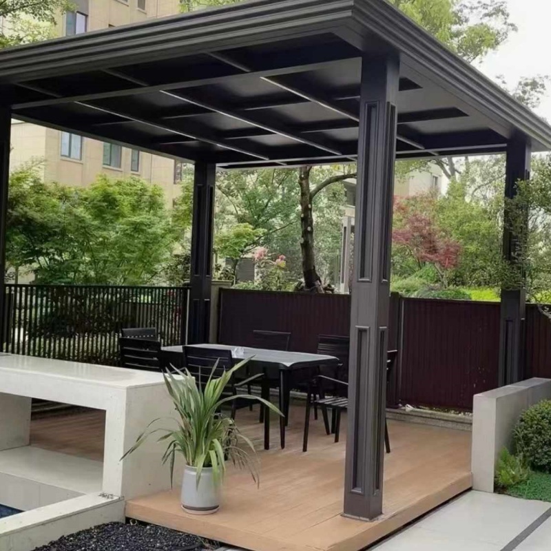 Hot Direct Sale Easy to Assemble Aluminum Outdoor 3X3m Louvered Roof Pergola