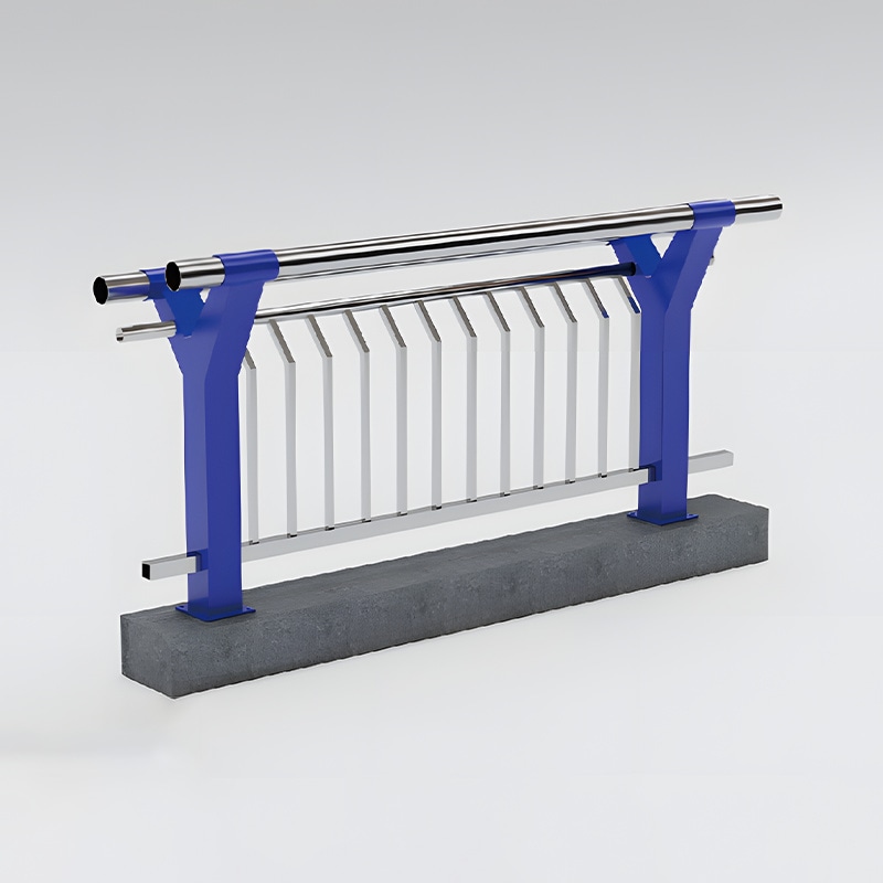 Modern Design Decorate Indoor Wrought Iron Staircase Railings Aluminum Handrail Glass Railing for Stairs and Balcony