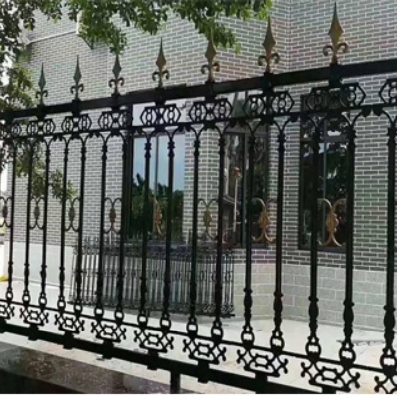 Powder Coated Villa Customized Custom Balcony Glass Rail Aluminum Staircase Balustrade Stair Railing Handrail