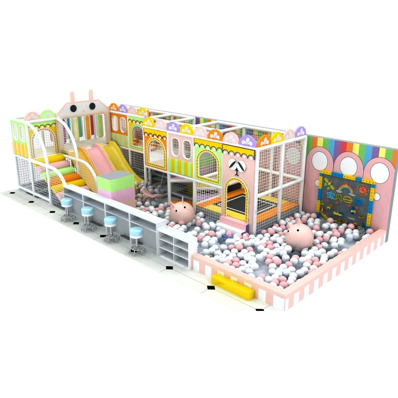 Colorful Kids Plastic Playground Slides for Outdoor Fun