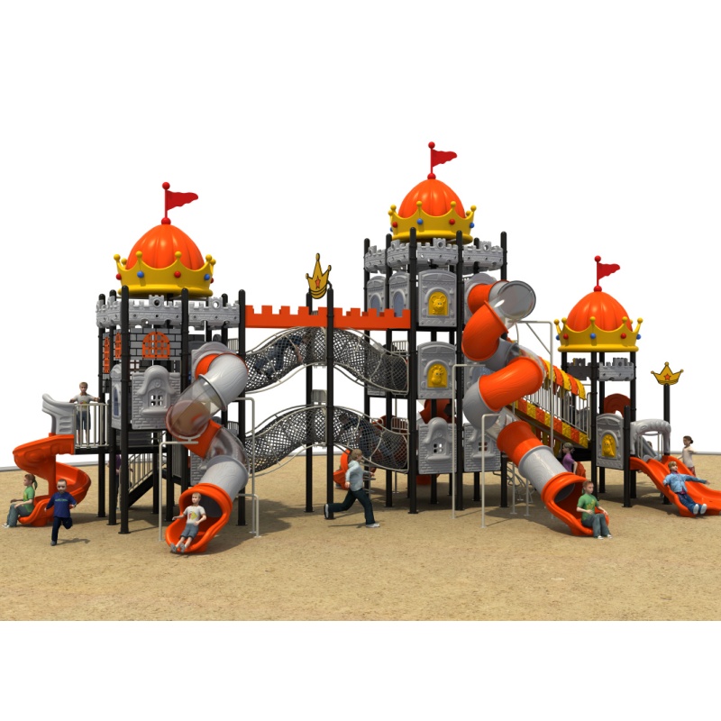 Durable Commercial Plastic Playground Slides for Outdoor Fun