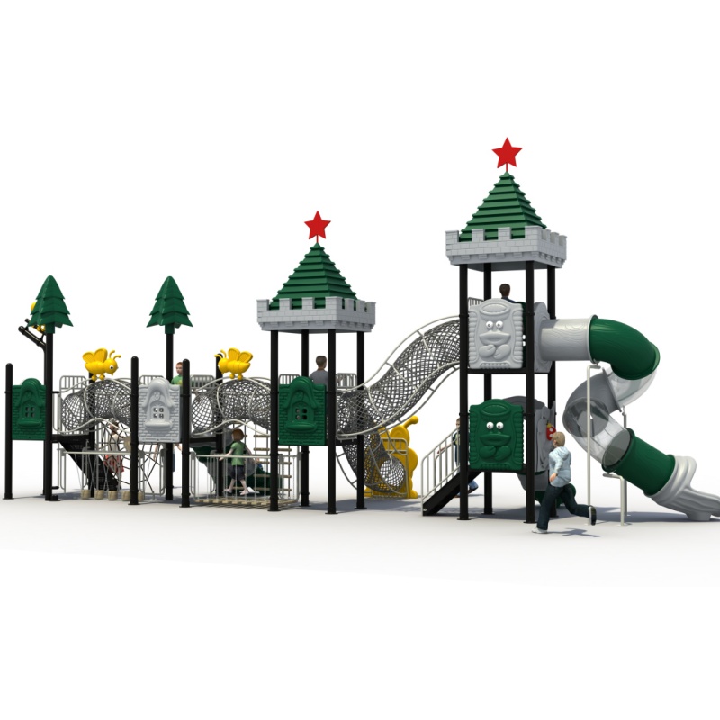 Wholesale Price Large Spiral Tube Outdoor Playground Slides for Amusement Parks