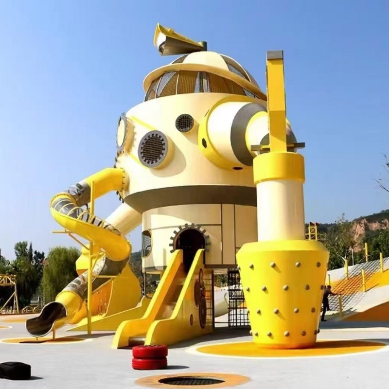 PE PP Outdoor Equipment Featuring Safe Child Plastic Slide for Fun