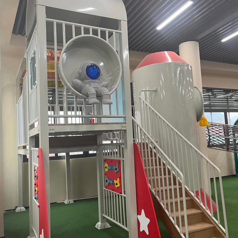 High-Performance Outdoor Playground Equipment with Kids Slide and Swing Set for Amusement Park Commercial Use TUV Certified Quality Manufacturer
