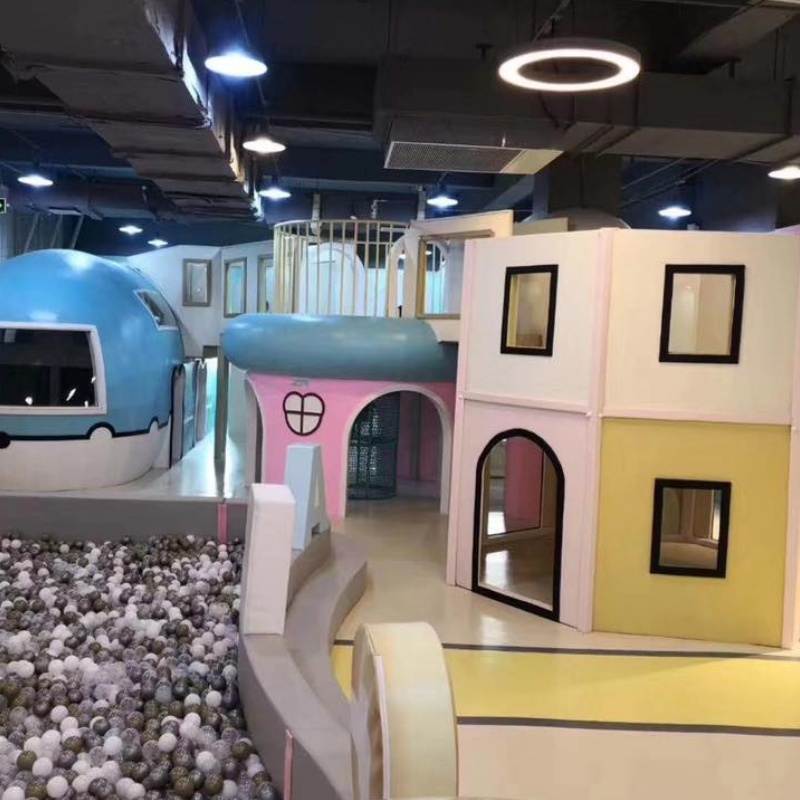 Premium Colorful Outdoor Kids Playhouse with Fun Slides