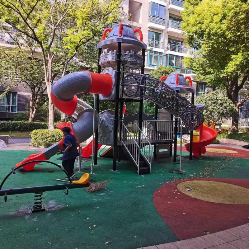 Versatile Wooden Slide Combination for Outdoor Playtime Fun