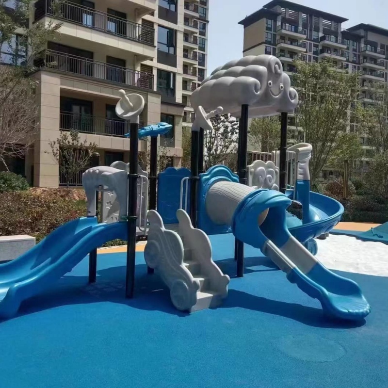High-Performance Outdoor Playground Equipment with Kids Slide and Swing Set for Amusement Park Commercial Use TUV Certified Quality Manufacturer